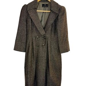 Cue Australian 3/4 length sleeve wool coat - Size 6